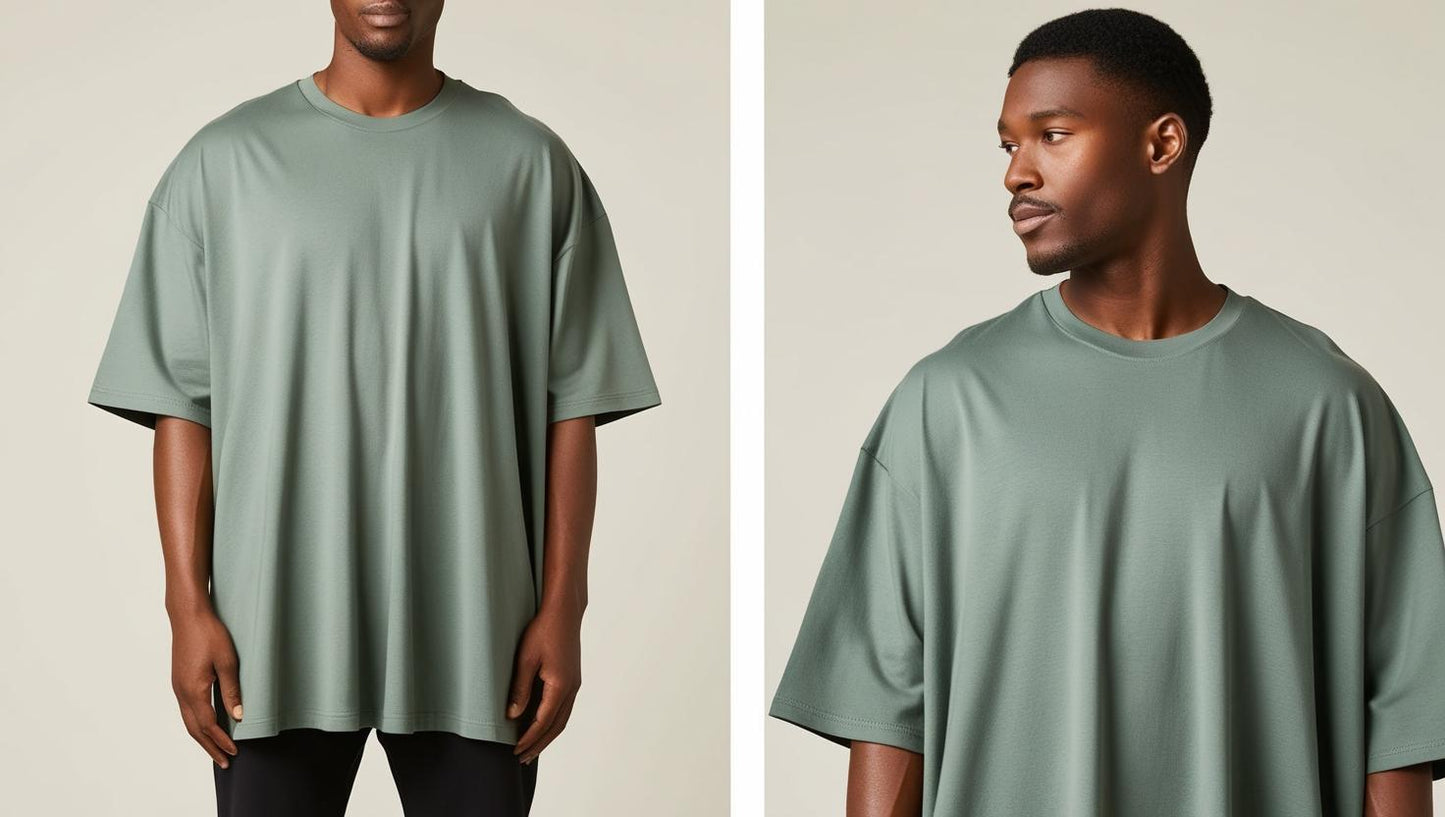 Kyotosagano Oversized Bamboo T-Shirts (Men)